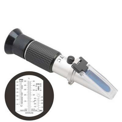 Ethylene and Propylene Glycol Antifreeze and Battery Acid Refractometer with adblue scale