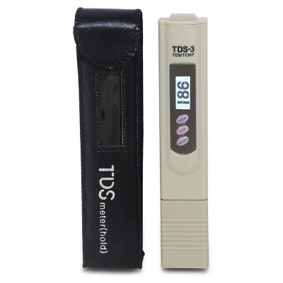 Portable Digital TDS-3 Pen Water Quality Purity Tester TDS Meter Water PH Meter Filter with Alloy Probe