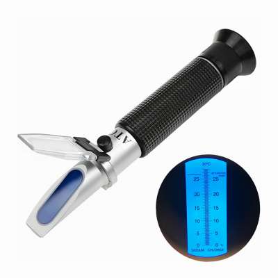 Aluminum Salinity Salt Refractometer for Aquarium Fish Tank 0%-28% Hydrometer